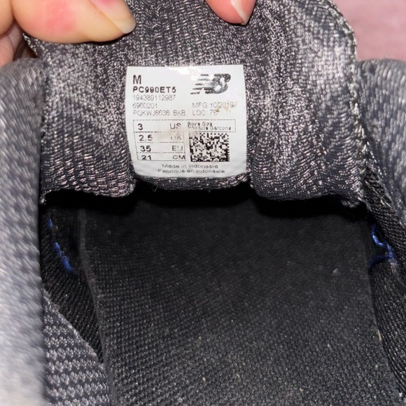 RARE New Balance 990v5 x Shoe City x EAT pre-school sneakers - SIZE 3Y - Picture 2 of 6